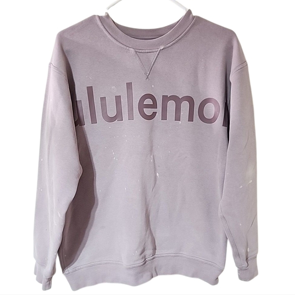 Lululemon Eggplant Bleached Sweatshirt. Size Meduim - Picture 2 of 7